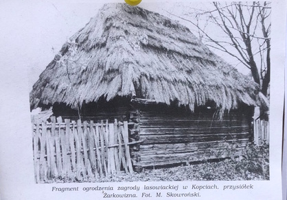 Dawne zabudowania w Kopciach